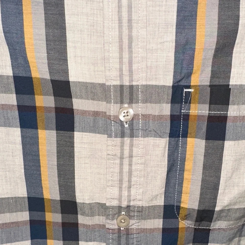 The North Face Plaid Button Down Shirt Small Hiking Outdoor Casual - Picture 3 of 8